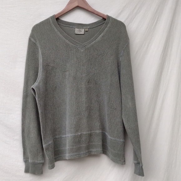 Hot Cotton Tops - Flawed Hot Cotton Sage Green Pullover XL